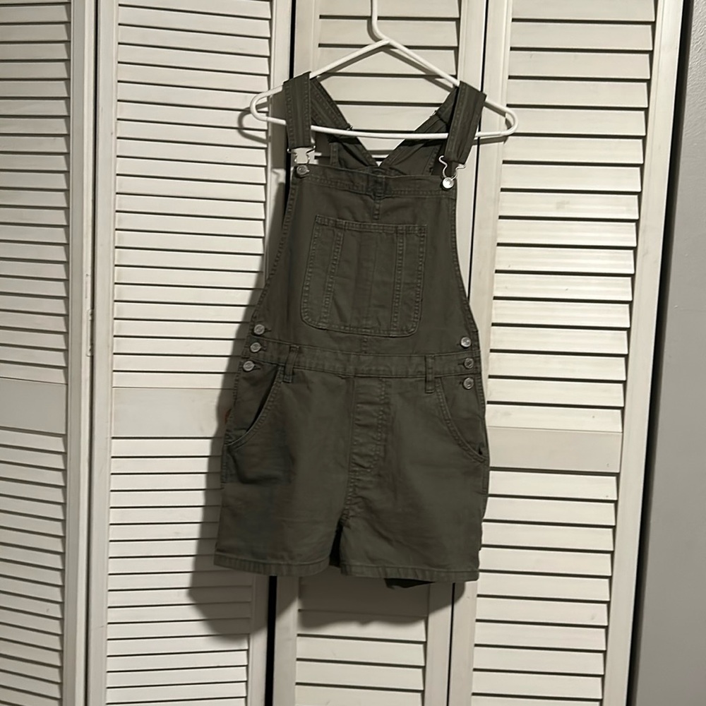 Forest Green Overalls
